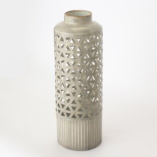 Small Grey 9.5 x 6.6 x 6.6 Deco 79 Coastal Style Gradient Clear Glass & Gray Short Bottle Vase 