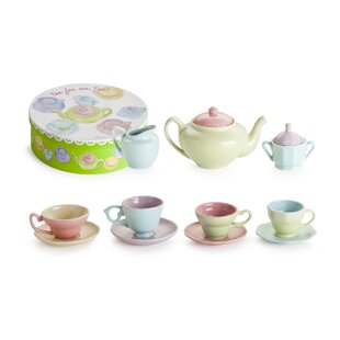 children's ceramic tea set