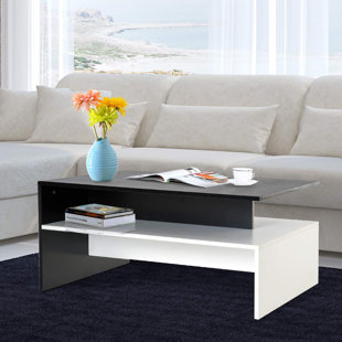 Apeton 2 Tier Rectangular Coffee Table by Wrought Studio New Design