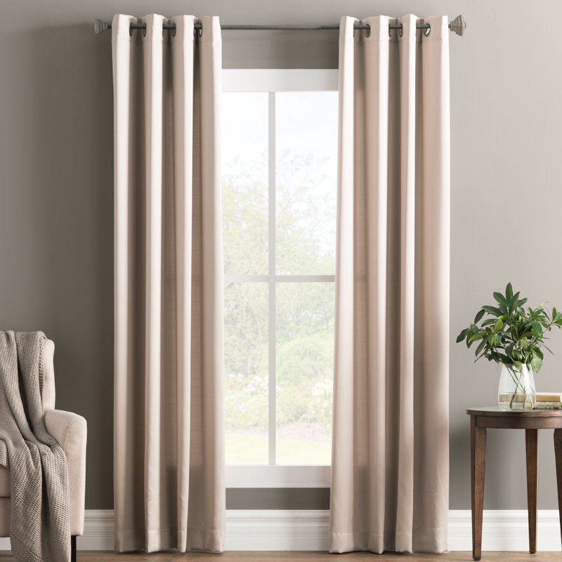 Wayfair Basics Solid Color Room Darkening Grommet Single Curtain Panel Reviews Ca Wayfair Basics Solid Color Room