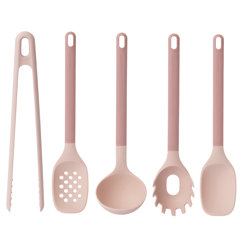 pink spatulas cooking utensils