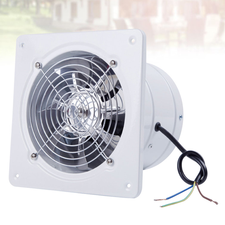 4 Inch Exhaust Fan Wall Mount Ventilation For Kitchen Toilet Bathroom  (White)