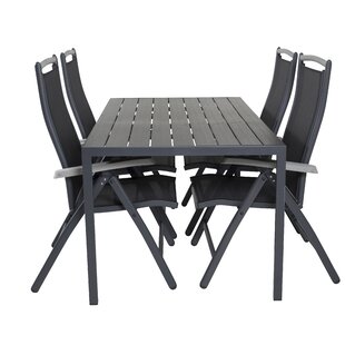 Hiran 4 Seater Dining Set By Sol 72 Outdoor