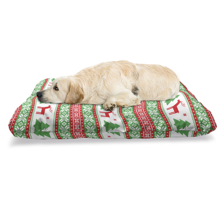 christmas dog bed