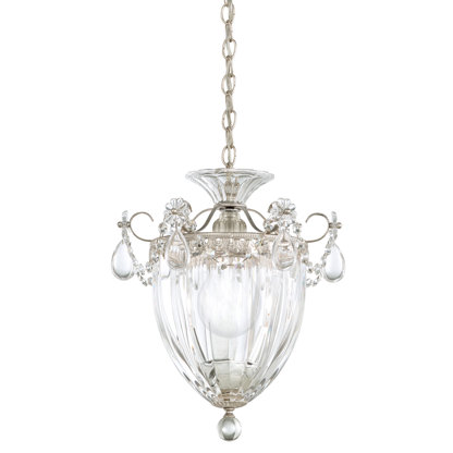 Schonbek Bagatelle 1 Light Single Urn Pendant With Crystal Accents Reviews Wayfair