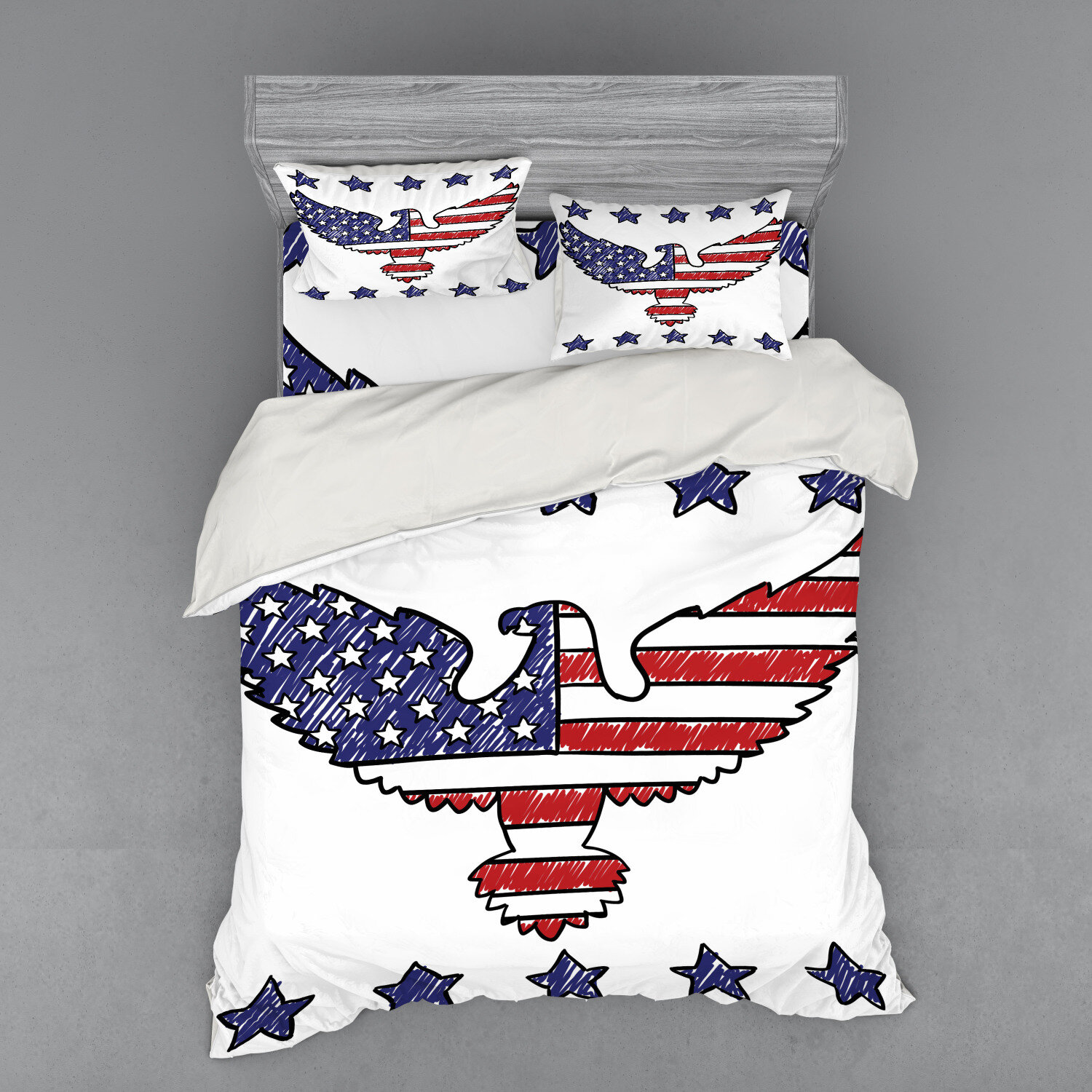 East Urban Home American Flag Duvet Cover Set Wayfair