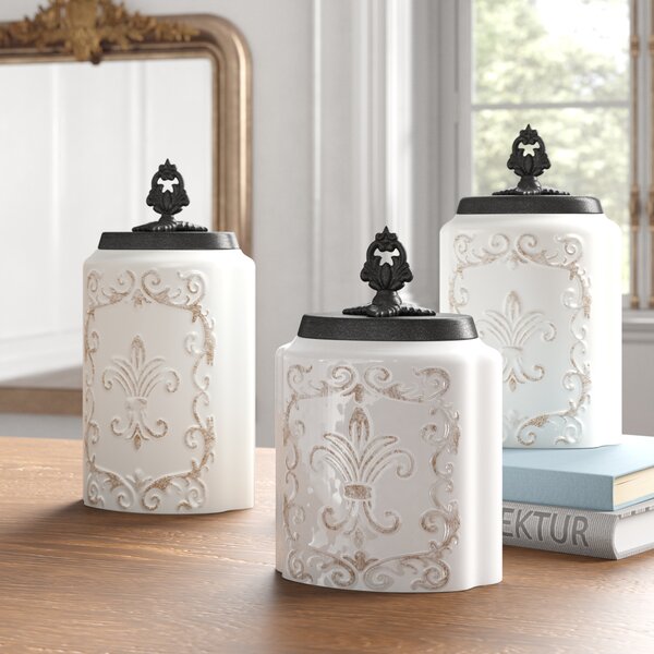 WESTERN CANISTER SET BRANDED DESIGN WESTERN DISHES WESTERN KITCHEN RODEO 