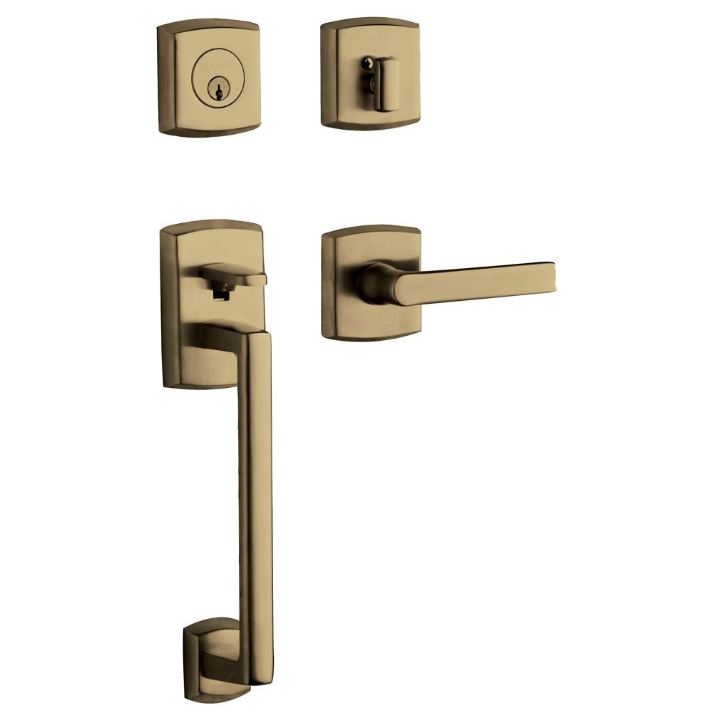 Baldwin Soho Handleset with Single Cylinder Deadbolt and Door & Reviews
