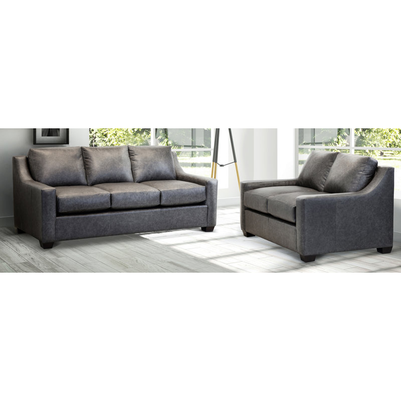 Ebern Designs Made In Usa Rosmunda Distressed Grey Top Grain Leather Sofa And Loveseat Wayfair If you have any leather clothes that you want to give a distressed look to, you should go ahead and do it. made in usa rosmunda distressed grey top grain leather sofa and loveseat