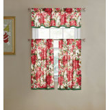 Christmas Valances Kitchen Curtains You Ll Love In 2020 Wayfair