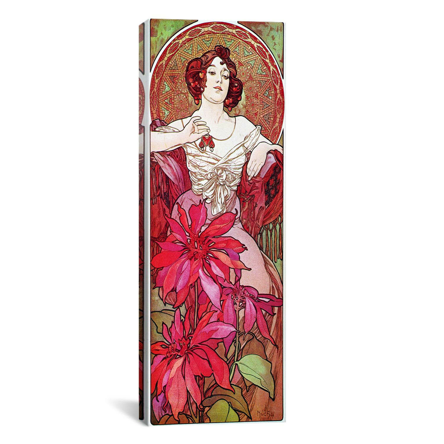 Winston Porter Alphonse Mucha Ruby, 1900 - Graphic Art on Canvas | Wayfair