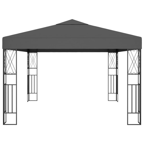 Vidaxl 10 Ft W X 13 Ft D Steel Patio Gazebo Wayfair