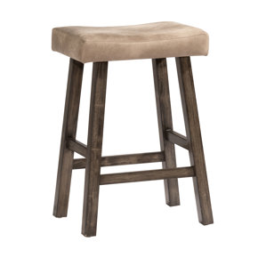 Kapono Non-Swivel Backless Bar Stool by Loon Peak