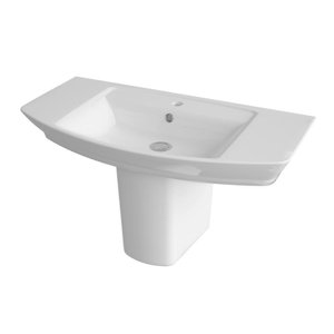 Premier 85 cm Halber Sockel Waschbecken Clara