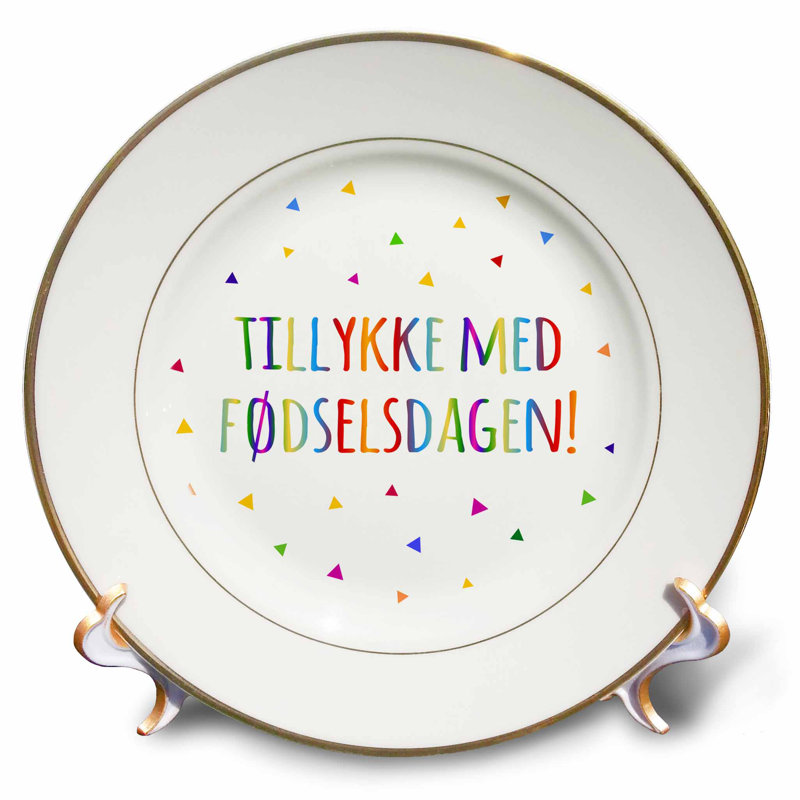 East Urban Home Tillykke Med Fodselsdagen Happy Birthday In Danish