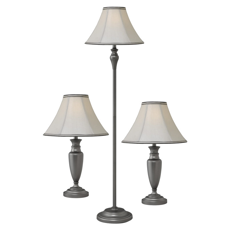 Medallion Lighting Perugia 3 Piece Floor And Table Lamp Set Wayfair