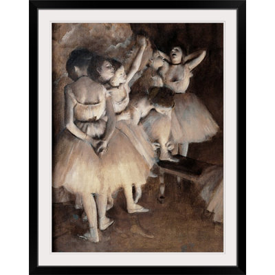 Dance Foyer At Opera 1874 Musee Dorsay Paris France Detail By