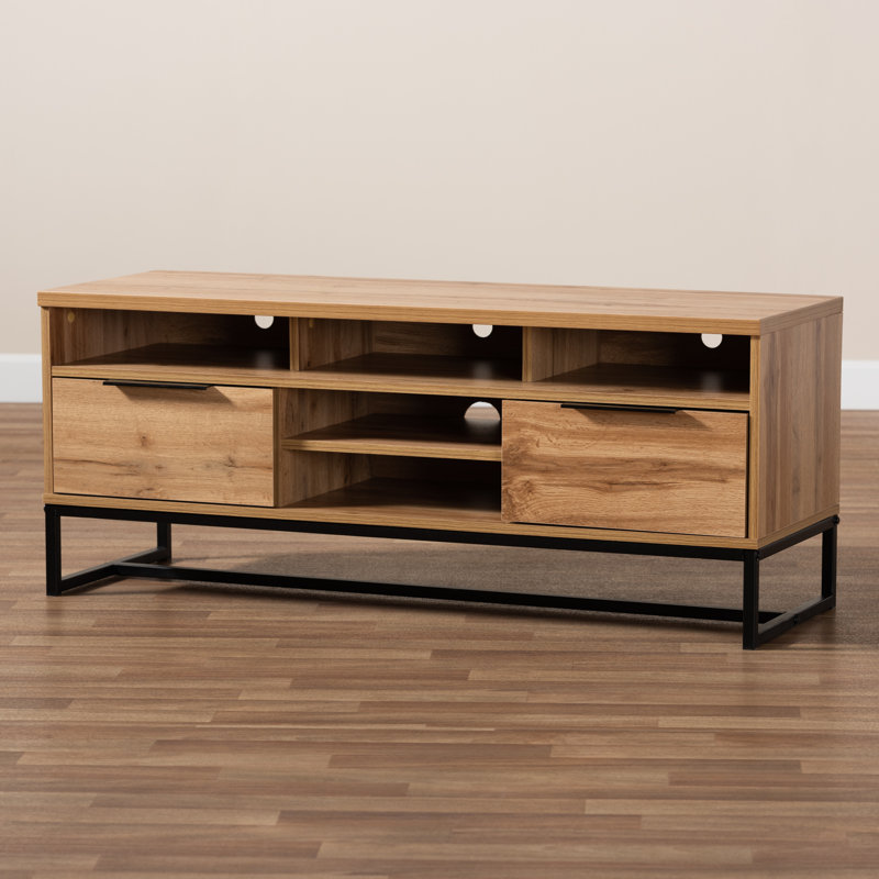 Union Rustic Fetzer Open Shelving Tv Stand For Tvs Up To 55 Reviews Wayfair