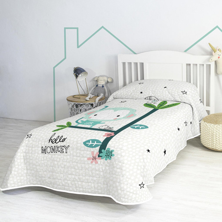 Zoomie Kids Jitu Macaque Bedspread 