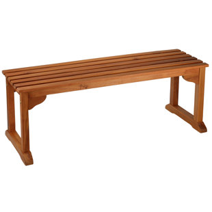 Go to store & view more images Highland Dunes Kenshawn Wood Bench