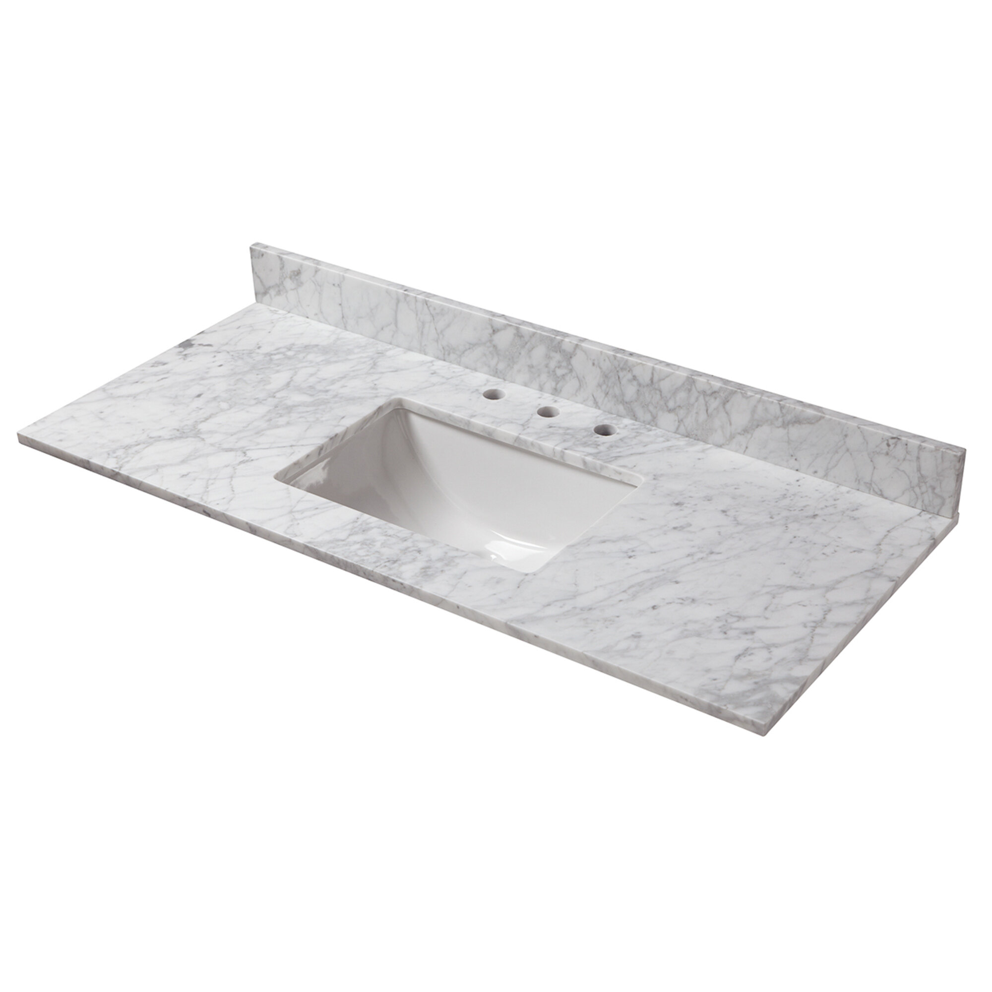 Cahaba Marble 49 Single Bathroom Vanity Top Wayfair