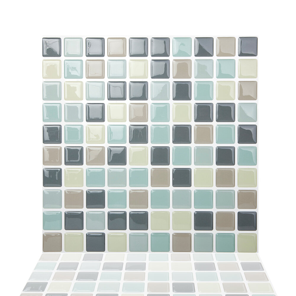 1/4/10x 3D Brick Wall Tile Stickers Kitchen Bathroom Backsplash Peel and Stick