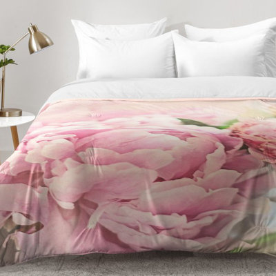 Peonies Comforter Set East Urban Home Size Twin Xl