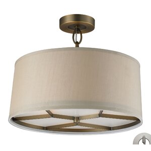 Liesse 3-Light Drum Pendant