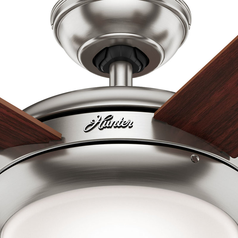 52 Palermo 5 Blade Ceiling Fan With Remote Light Kit Included