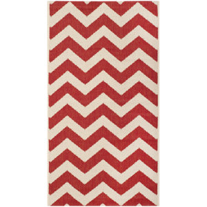 Jefferson Place Red Indoor/Outdoor Area Rug
