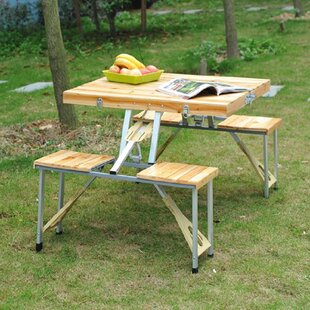 Freeport Park Corby Folding Picnic Table Reviews Wayfair Ca