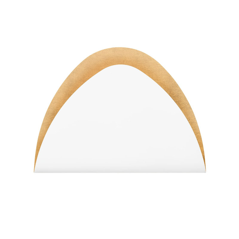 Myers 2 - Light Flush Mounted Sconce Finish: Gold Leaf/Soft White