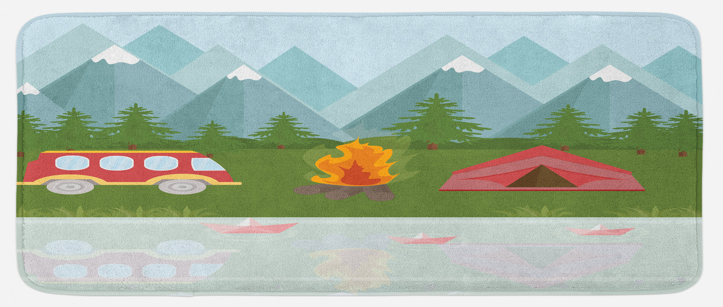 East Urban Home Camper Kitchen Mat Wayfair