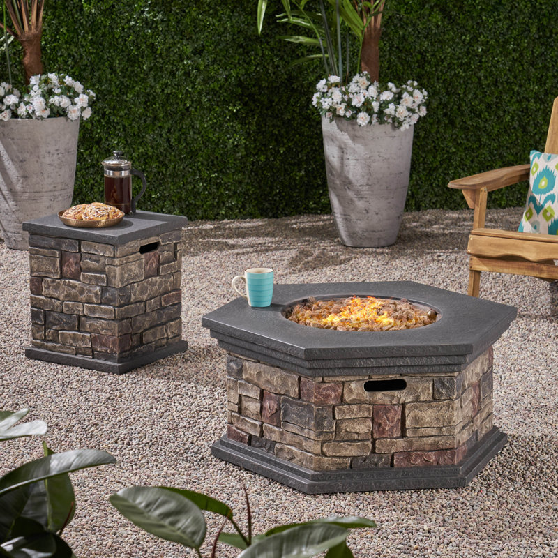 Loon Peak® Keper Concrete Propane Fire Pit with Tank ... (800 x 800 Pixel)