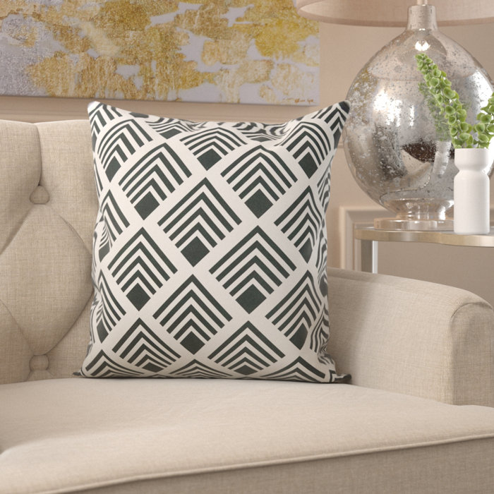 Mercer41 Tryon Geometric 18 Throw Pillow Cover Wayfair