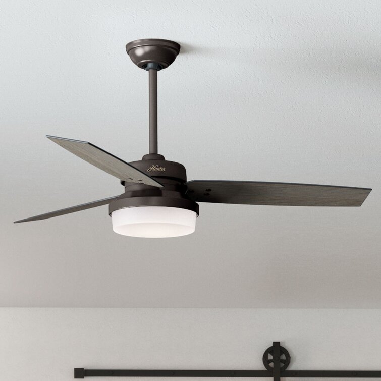 Details about   Hunter Fan 52 in Casual Onyx Bengal Indoor Ceiling Fan with Light Kit and Remote 