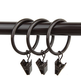 SATIN SILVER BRONZE BLACK CURTAIN RINGS POLE ROD CURTAIN RING HANGING RINGS 