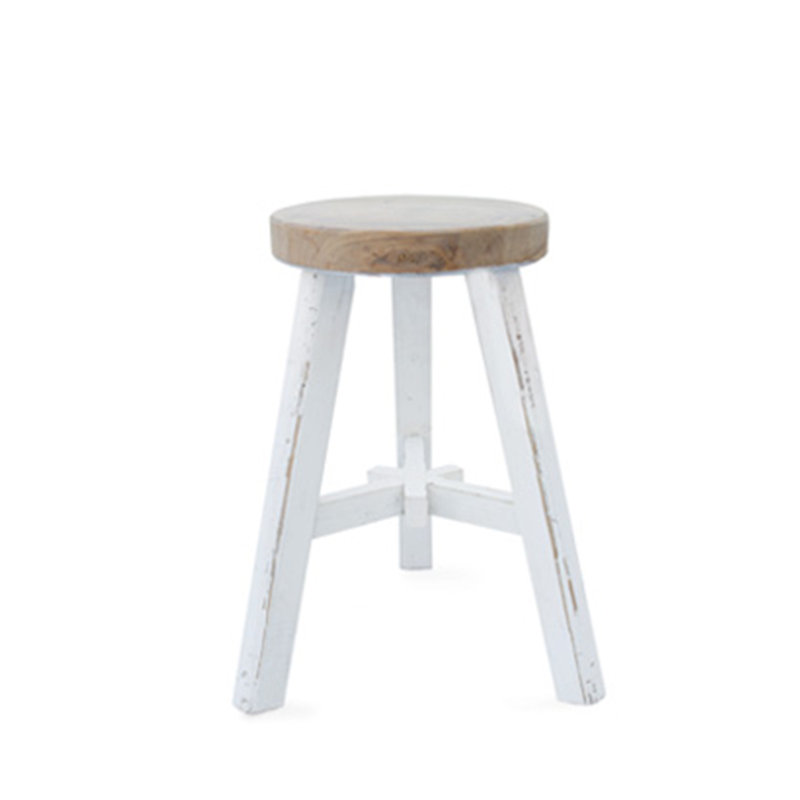Gracie Oaks Jairo Solid Wood Accent Stool Wayfair