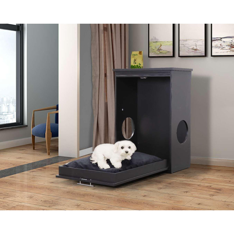 dog bed with toy storage