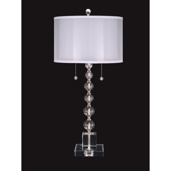 metal orb table lamp