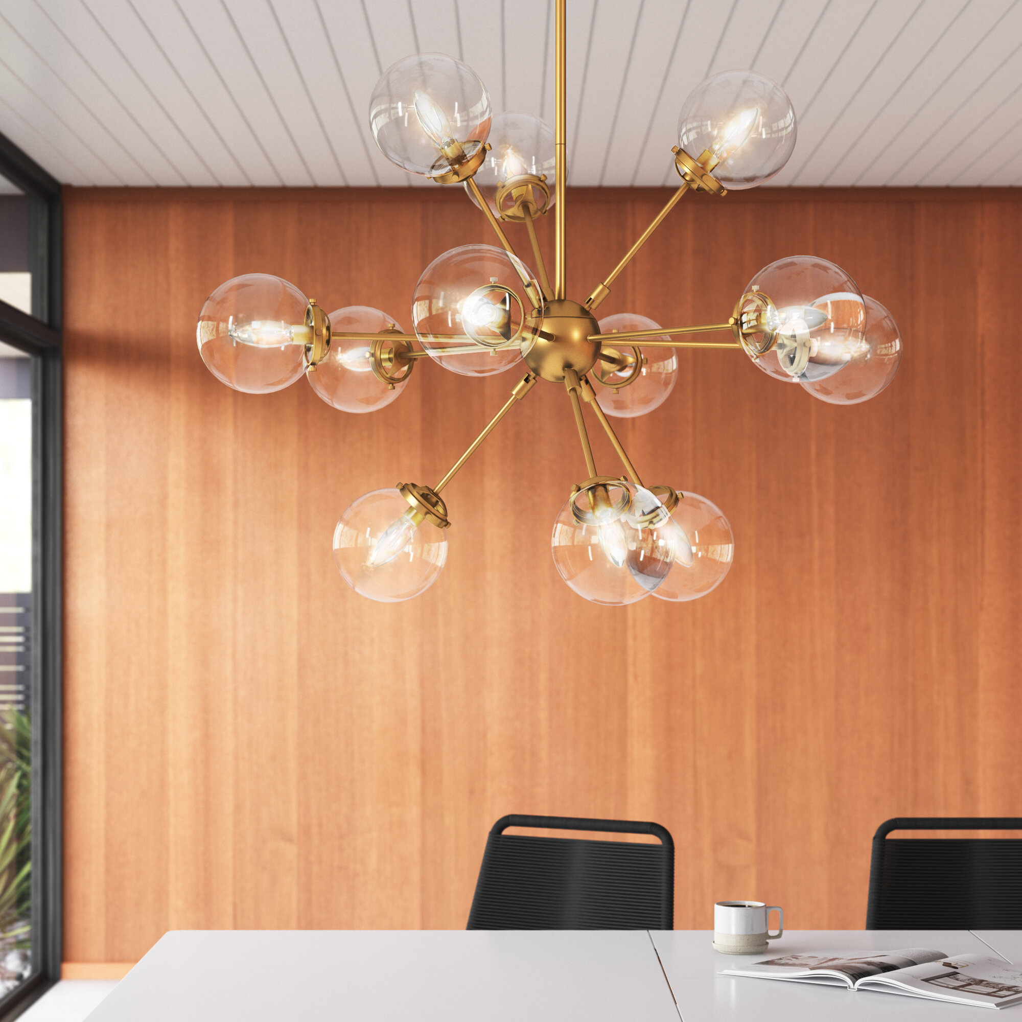 Jonathan Adler Sputnik Chandelier Brass – CLAYTON GRAY HOME