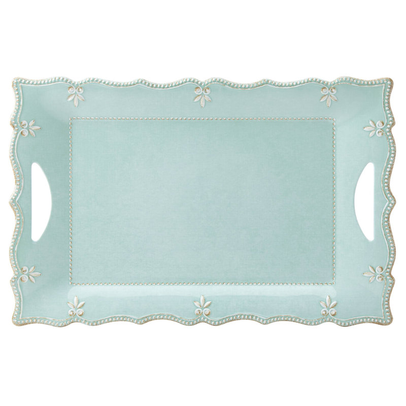 French Perle Rectangular Melamine Platter