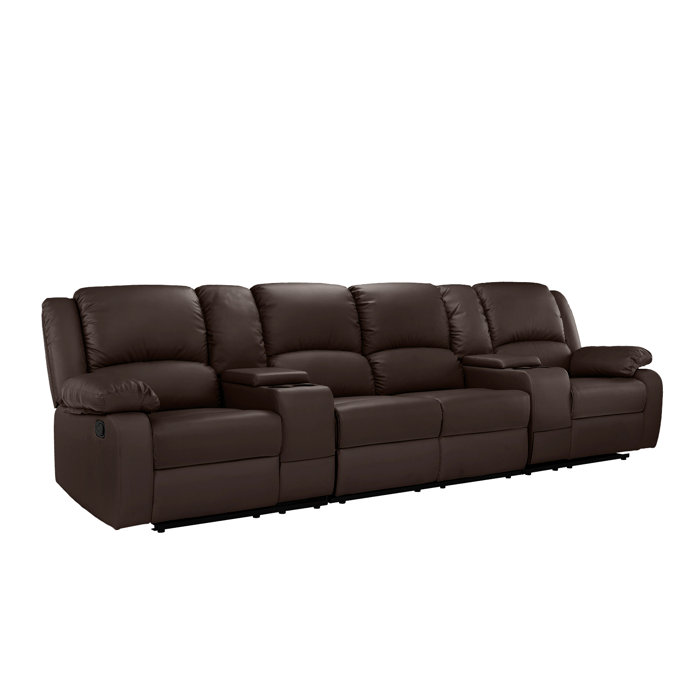 4 Seat Home Theatre Sofa With Cup Holder