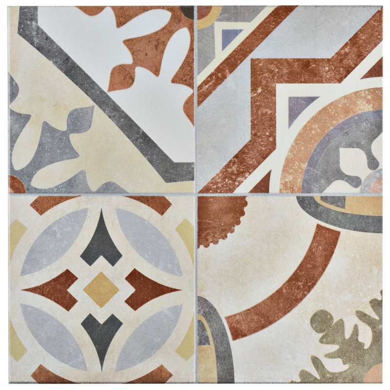 Elitetile Hydraulic 13 X Ceramic Field Tile In Beige Hydraulic 13 X Ceramic Field Tile In Beige Terracotta