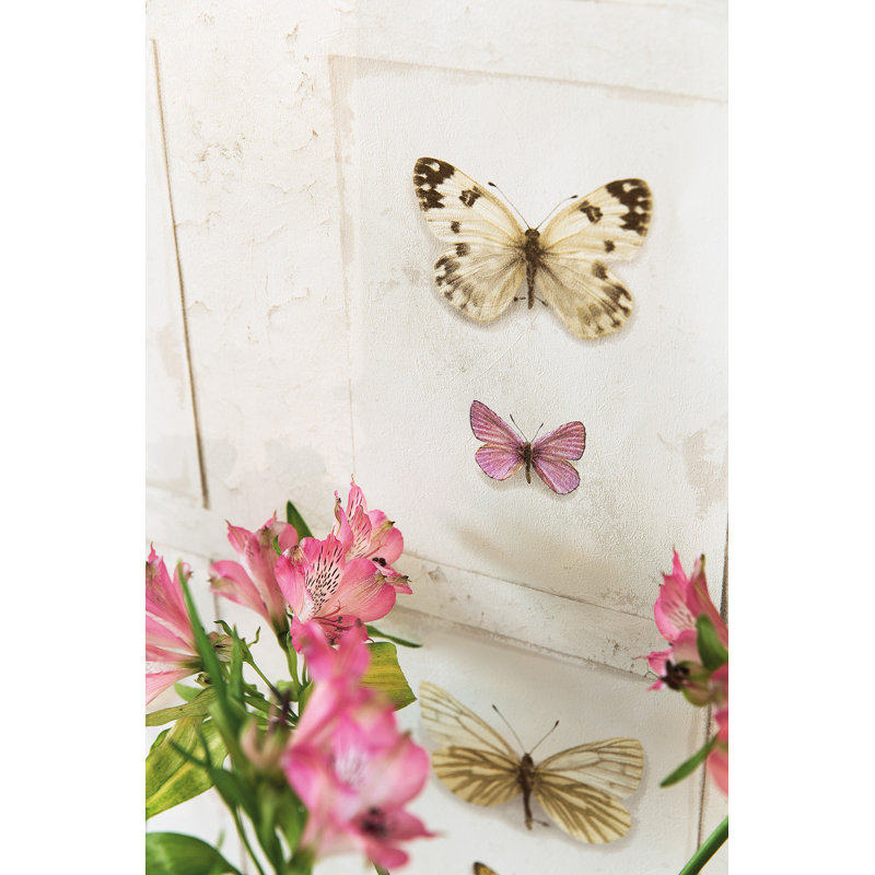 Walls Republic Vintage Butterfly Weathered Rustic Flutter 32 97 X