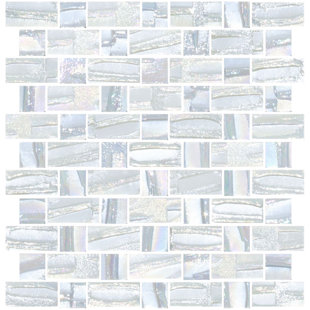 Recycled Gl Tile Wayfair Signature Line Recycled Iridescent Gl Mosaic Tile In White