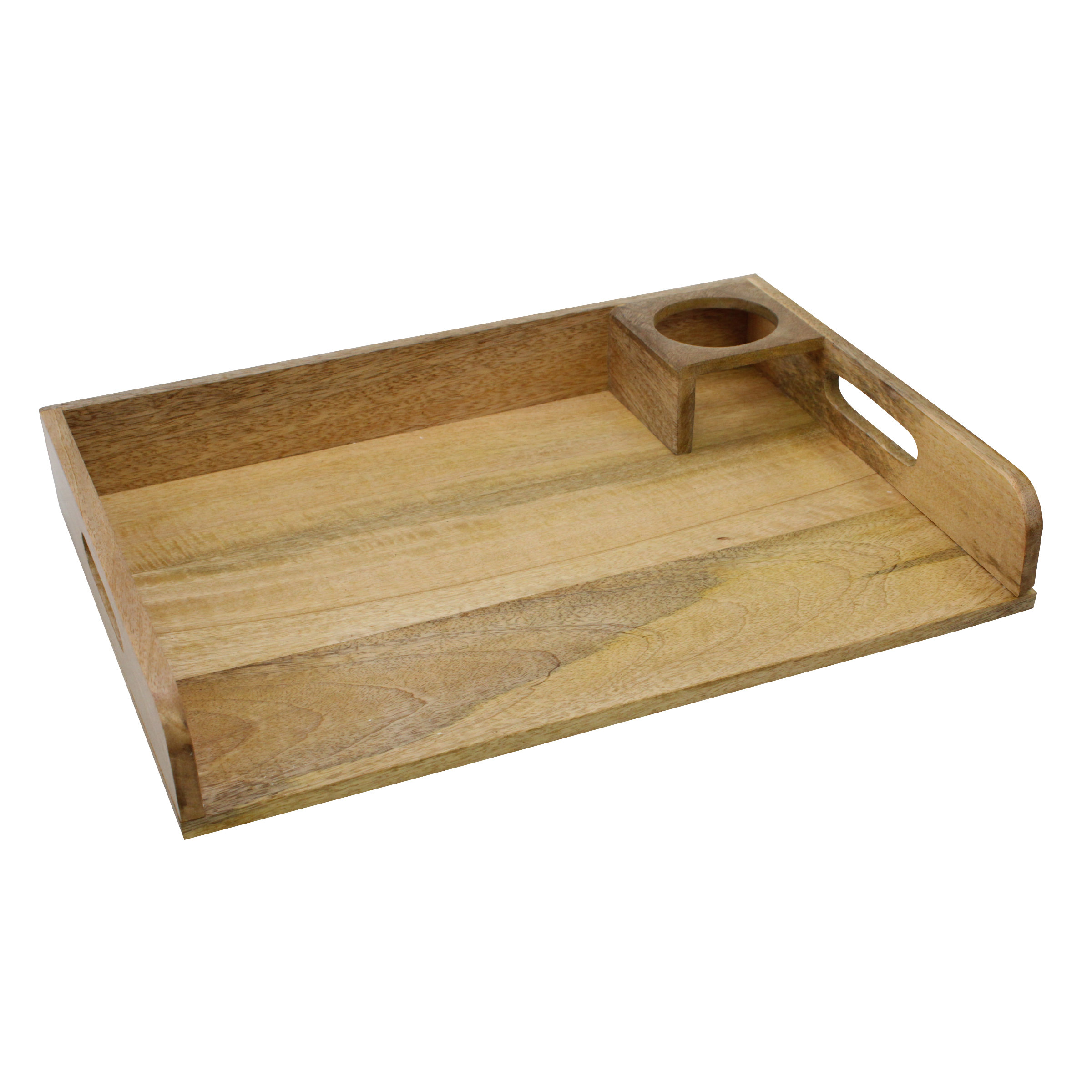 Gracie Oaks Tipton Wood Serving Tray Wayfair