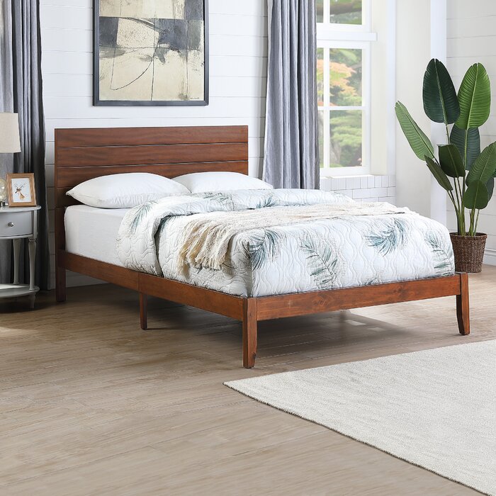 Red Barrel Studio® Damaris Queen Solid Wood Platform Bed & Reviews ...