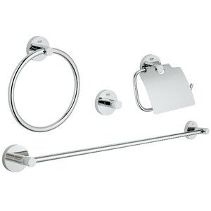 Essentials 4 Piece Bathroom Hardware Set