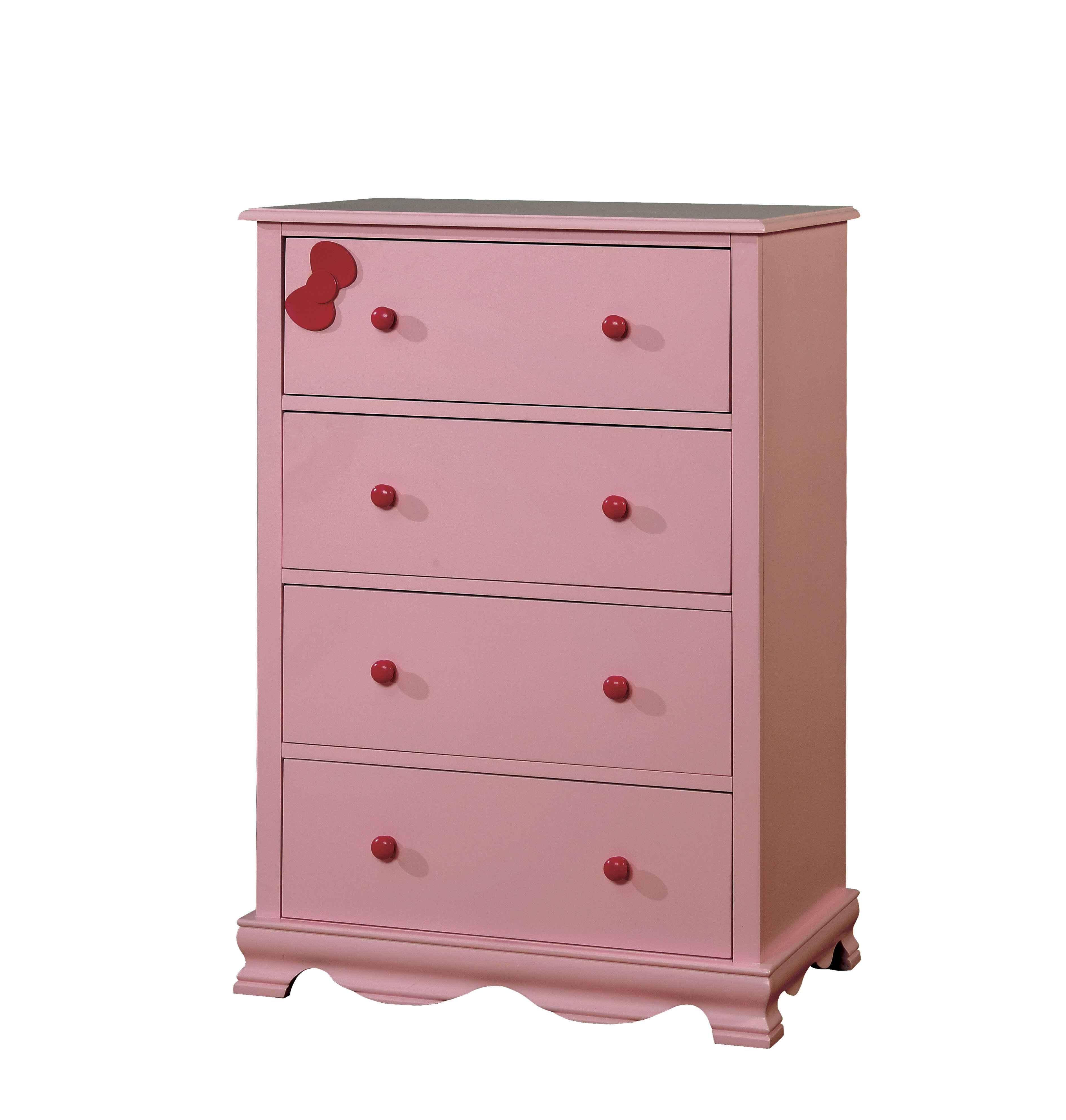 girls pink dresser